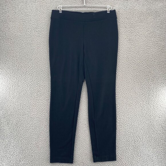 J Jill Pants Womens Small Black Pure Jill Tapered Ankle Stretch Pull On Casual - Picture 1 of 12